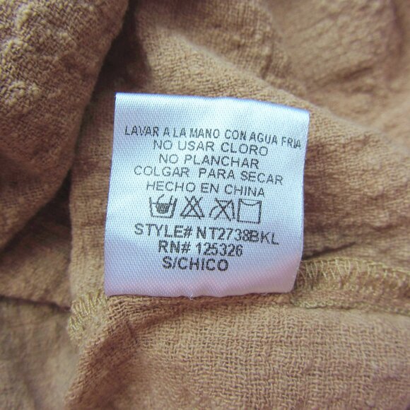 Karlie Women's Size Small Brown Top - Picture 11 of 11